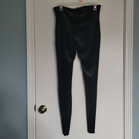 Spanx Velvet Leggings Black Women XL Excellent Condition Party Holiday Classic - Picture 5 of 7
